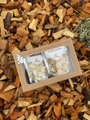 Vánoční krabička (Kozí pískavice/Kozí bylinky - česnek, bazalka)