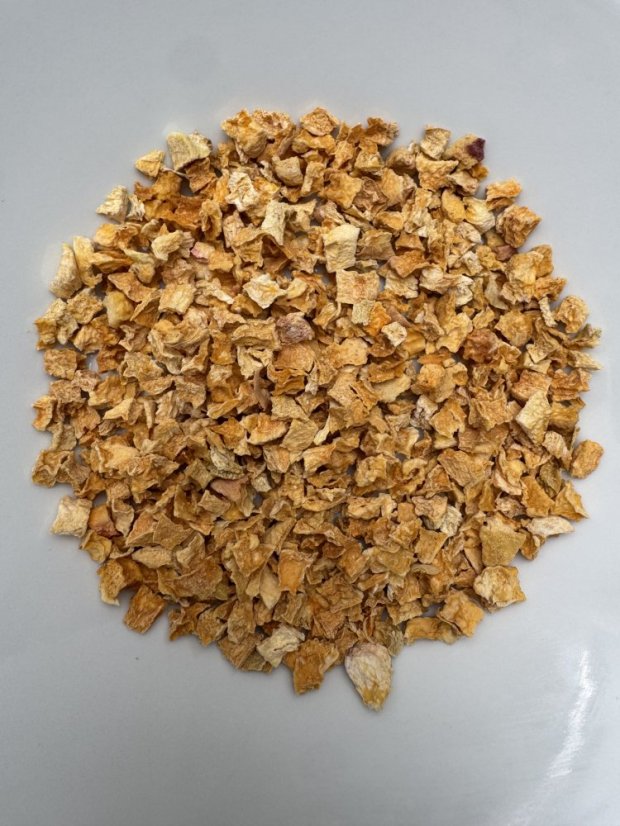 Lyofilizovaná broskev - kostka