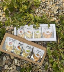 Lyofilizovaná krabička ovoce v kostkách