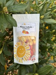 Lyofilizovaná jahoda a mango