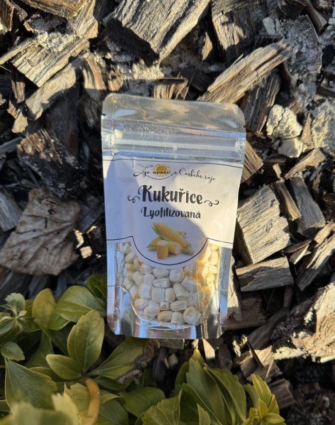 Krabička s lyofilizovanou zeleninou a uzenou Nivou