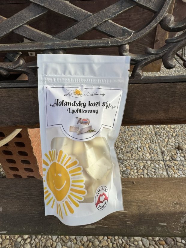 Lyofilizovaný kozí sýr s pískavicí NL