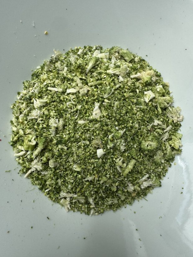 Lyofilizovaná brokolicová drť