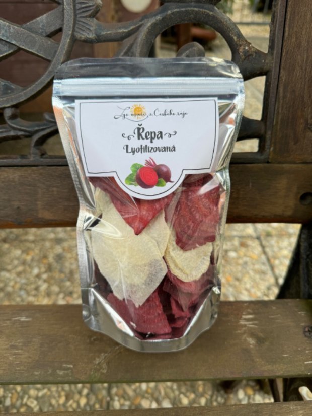 Lyofilizovaní řepa a ředkev