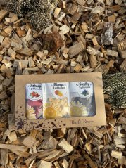 Vánoční krabička (3 druhy ovoce - Veselé Vánoce)