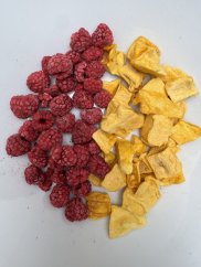 Lyofilizovaná malina a mango