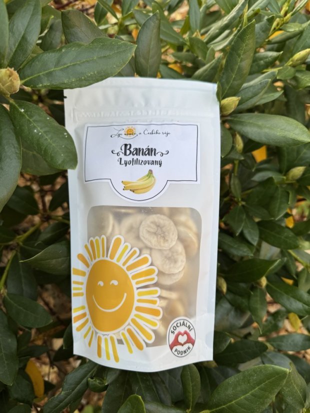 Lyofilizovaný banán