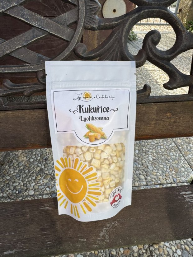 Lyofilizovaná kukuřice