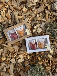 Vánoční krabička (červené pesto/čedar)