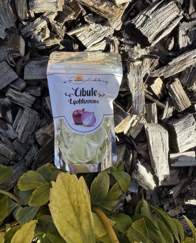 Krabička s lyofilizovanou zeleninou a uzenou Nivou