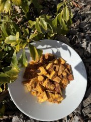 Lyofilizovaná omeleta z vajíček a sýrem