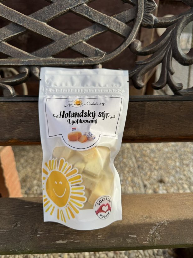 Lyofilizovaný sýr česnek, pažitka NL