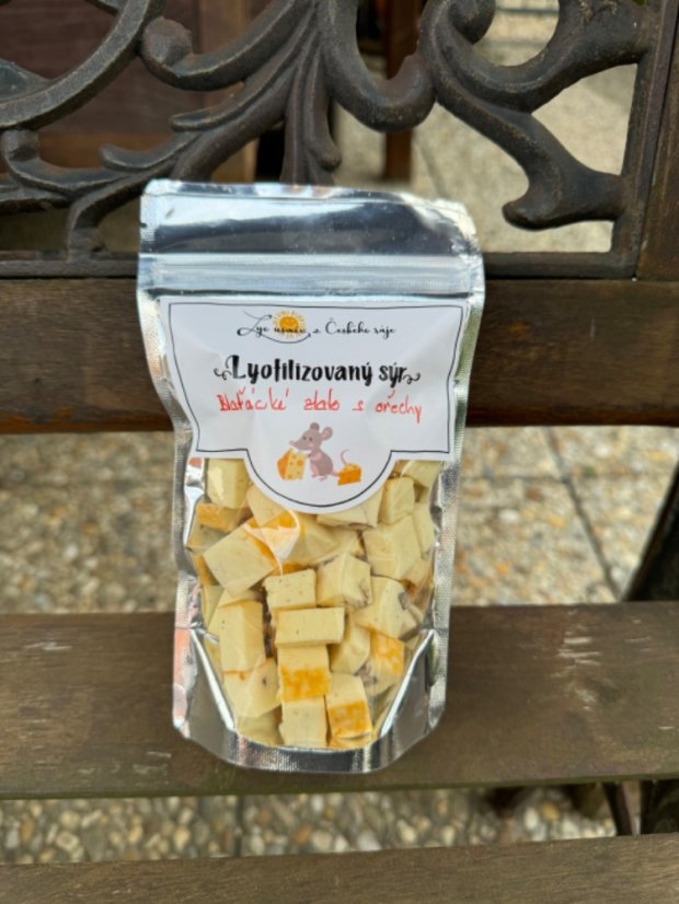 Lyofilizovaný sýr - Blaťácké zlato s ořechy
