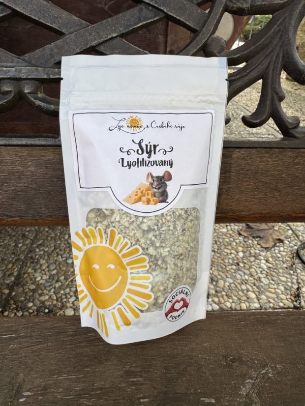 Lyofilizovaná uzená niva - drť