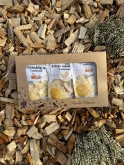 Vánoční krabička (NL ořech/Krekry se smetanou a cibulí/NL česnek)