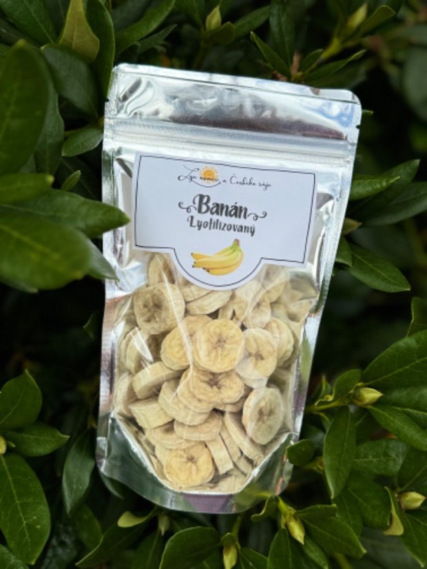 Lyofilizovaný banán