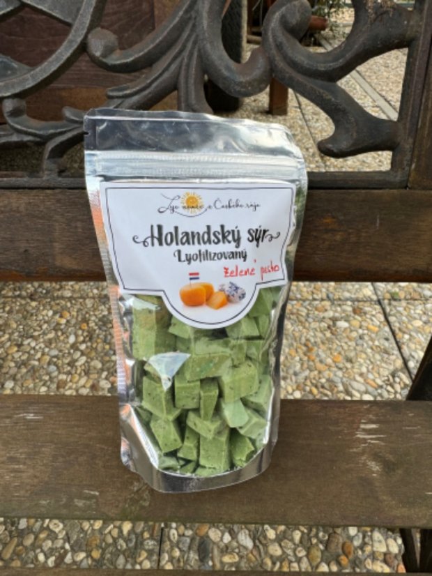 Lyofilizovaný sýr zelené pesto NL
