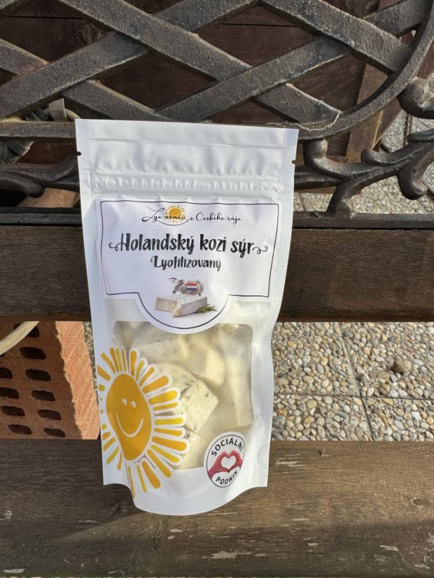 Lyofilizovaný kozí sýr medový tymián NL