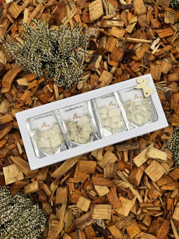 Vánoční krabička (KOZÍ- pískavice/lanýž/medový tymián/kopřiva)