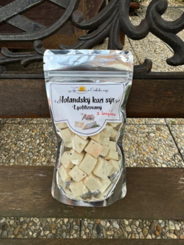 Lyofilizovaný kozí sýr s lanýžem NL