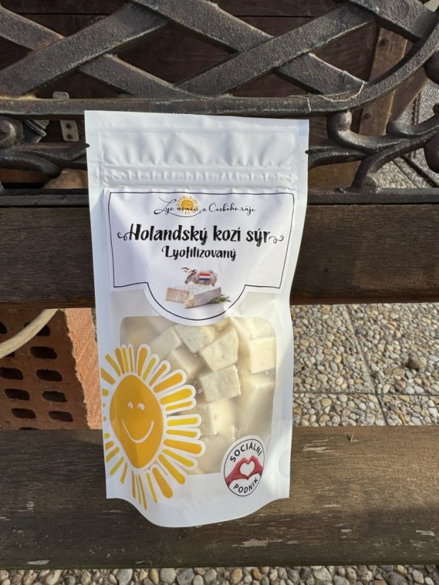 Lyofilizovaný kozí sýr s lanýžem NL
