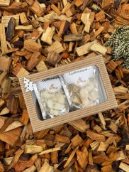 Vánoční krabička (Kozí pískavice/Kozí bylinky - česnek, bazalka)