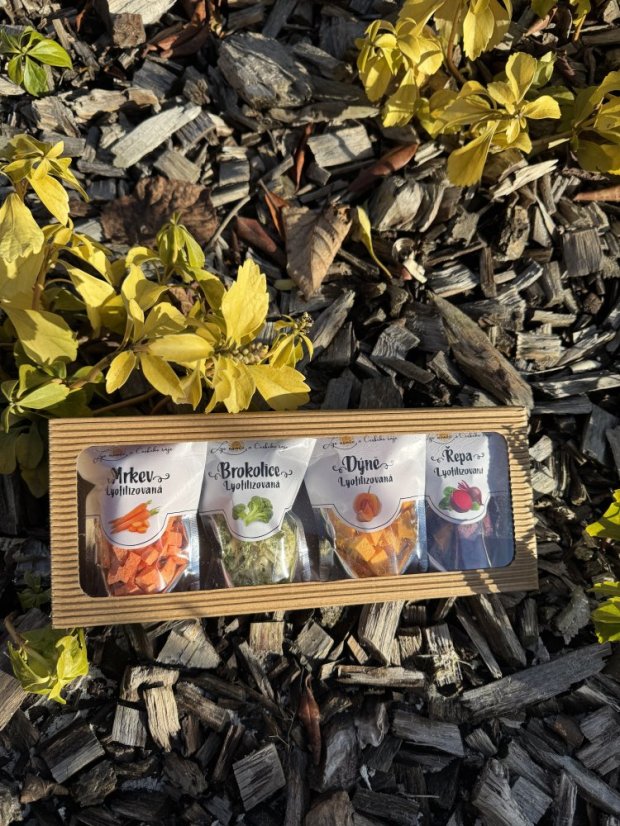Krabička lyofilizované zeleniny 2