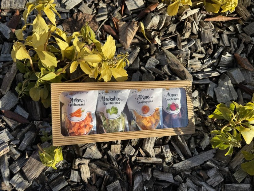 Krabička lyofilizované zeleniny 2