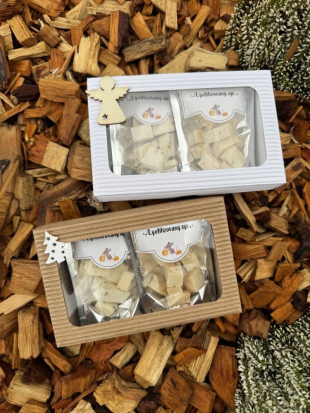 Vánoční krabička (Kozí pískavice/Kozí bylinky - česnek, bazalka)