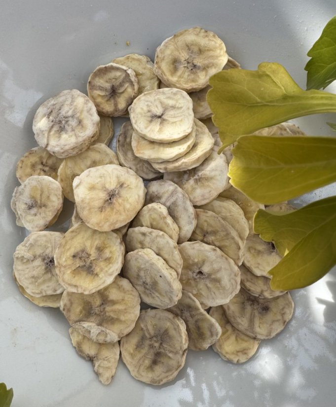 Lyofilizovaný banán