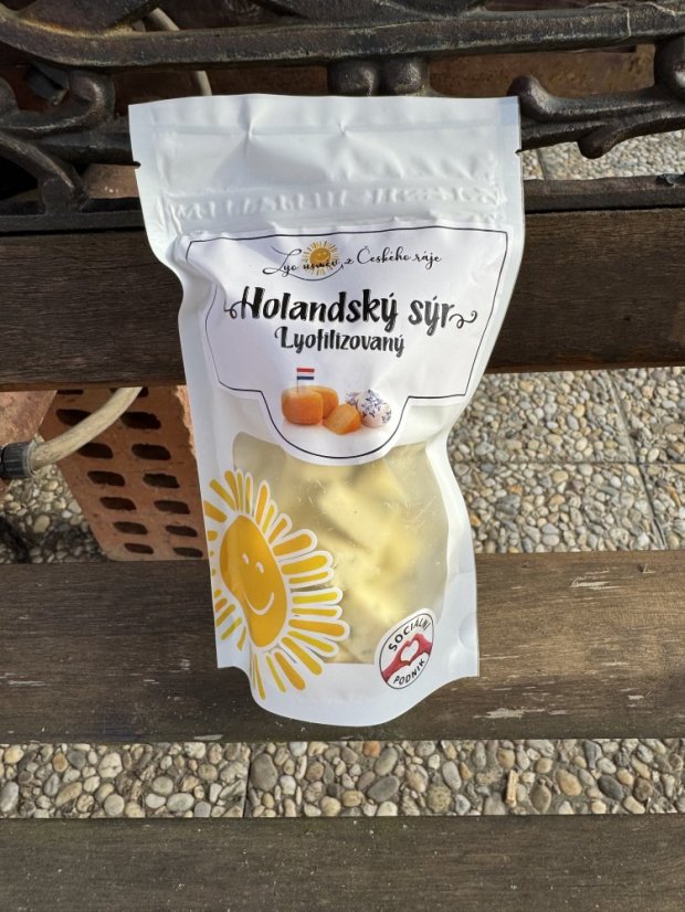 Lyofilizovaný kravský sýr s medvědím česnekem NL