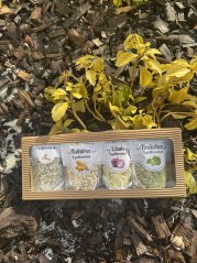 Krabička s lyofilizovanou zeleninou a uzenou Nivou