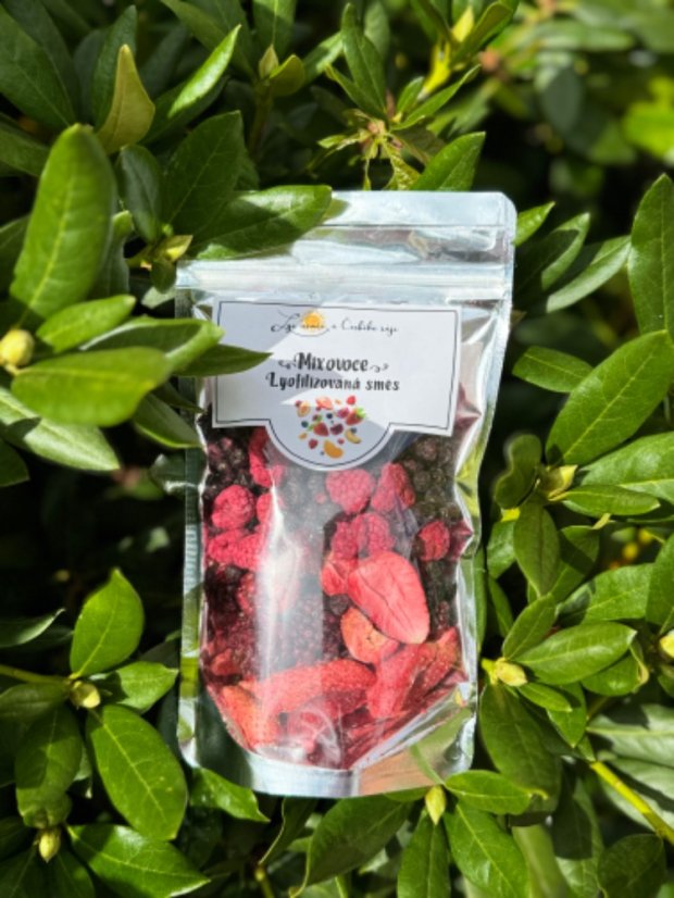 Lyofilizovaný mix - jahoda, malina, ostružina, borůvka
