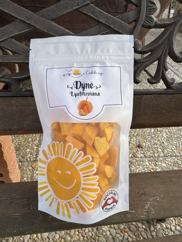 Lyofilizovaná dýně Hokaido