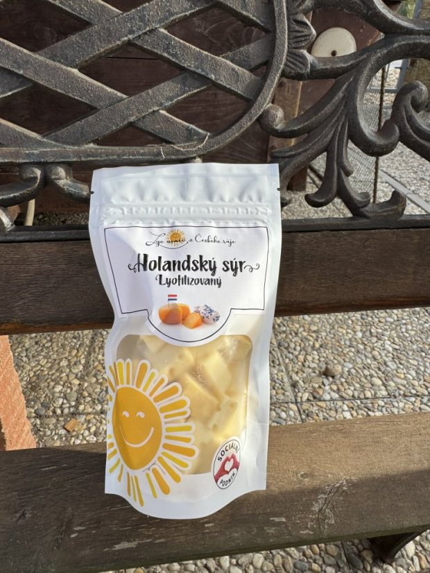 Lyofilizovaný sýr kravský s pískavicí NL