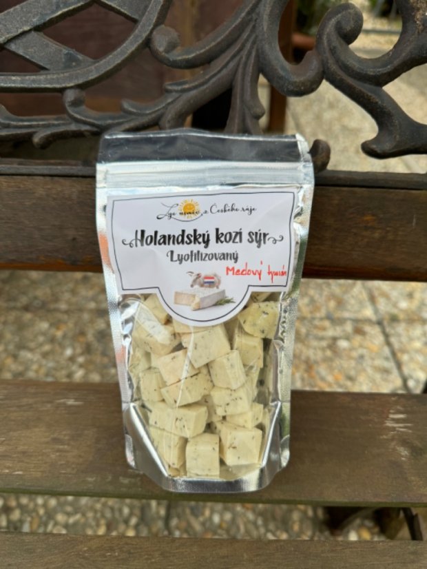 Lyofilizovaný kravský sýr s medvědím česnekem NL