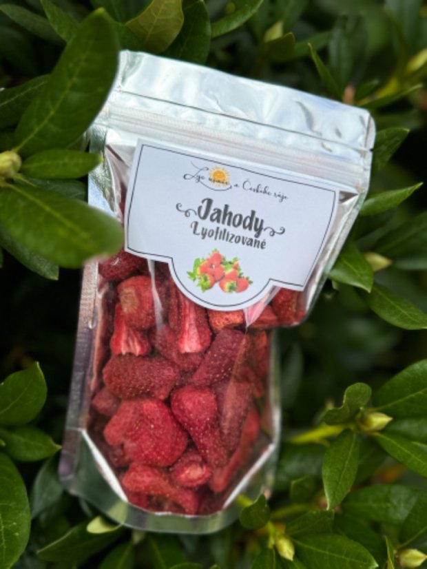 Lyofilizované jahody